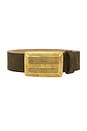 view 4 of 3 CEINTURE CEBO in Olive Suede