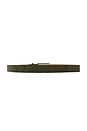 view 2 of 3 Marlowe Leather Belt in Olive Suede