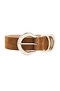 view 3 of 3 Tobar Leather Belt in Cognac