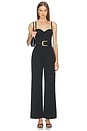 view 1 of 3 Jessa Bustier Tailored Jumpsuit in Black