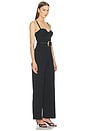 view 2 of 3 Jessa Bustier Tailored Jumpsuit in Black