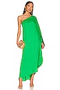 view 1 of 4 Selena One Shoulder Dress in Pop Green