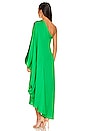 view 3 of 4 Selena One Shoulder Dress in Pop Green
