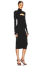 view 2 of 3 Kirby Cut Out Knit Dress in Black
