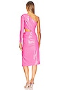 view 4 of 5 Christie One Shoulder Dres in Pink Glo