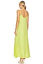 view 3 of 3 Hartley Trapeze Dress in Chartreuse