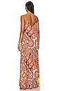 view 3 of 3 Hartley Trapeze Dress in Multi Paisley Scarf