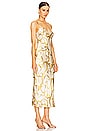 view 2 of 3 Seridie Slip Dress in Ecru Multi & Chain