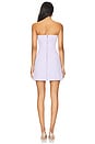 view 3 of 4 Felda Strapless Bustier Dress in Pale Lilac