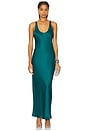 view 1 of 3 MAXIVESTIDO AKIYA in Ocean Teal