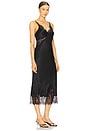 view 2 of 3 Scotly Lace Trim Midi Dress in Black