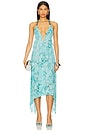 view 1 of 4 Umma Dress in Turquoise