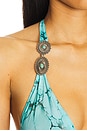 view 4 of 4 Umma Dress in Turquoise
