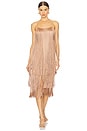 view 1 of 4 Taylen Fringe Dress in Chanterelle