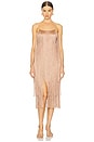 view 2 of 4 Taylen Fringe Dress in Chanterelle