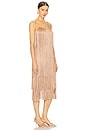 view 3 of 4 Taylen Fringe Dress in Chanterelle