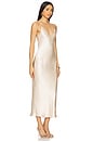 view 2 of 3 Seridie Slip Midi Dress in Champagne