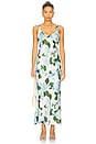 view 1 of 3 Akiya Tank Dress in Ivory & Light Blue Hydrangea