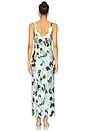 view 3 of 3 Akiya Tank Dress in Ivory & Light Blue Hydrangea