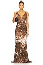 view 1 of 3 Susanna Slip Dress in Multi Cowprint