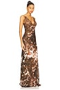 view 2 of 3 Susanna Slip Dress in Multi Cowprint