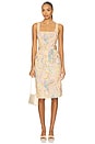 view 1 of 4 Idy Button Front Tank Dress in Multi Western Paisley