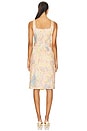 view 3 of 4 Idy Button Front Tank Dress in Multi Western Paisley