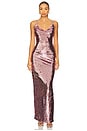 view 1 of 4 Karma Sequin Maxi Dress in Light Mauve
