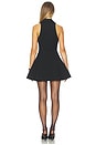view 3 of 3 Royalty Fit & Flare Mini Dress in Black