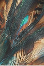view 4 of 4 ROBE CARACO MIDI SERIDIE in Teal Malt Mix Feather