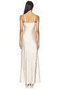view 3 of 3 Sayla Bias Cut Maxi in Champagne