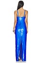 view 3 of 4 Karma Sequin Maxi Dress in Cobalt