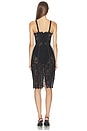 view 3 of 3 Jennifer Lace Bustier Midi Dress in Black