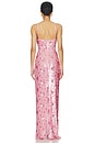 view 3 of 4 MAXIVESTIDO LENTEJUELAS KARMA in Light Rose Sequin