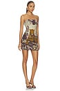 view 2 of 4 Tapestry Mini Dress in Multi Leopard
