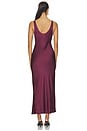 view 4 of 3 VESTIDO AKIYA in Merlot Red