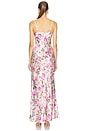 view 3 of 3 ROBE SAYLA BIAS CUT MAXI in Light Purple Grand Floral Rose