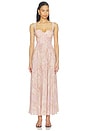 view 1 of 3 VESTIDO ROSETTE MAXI in Multi Trad Paisley