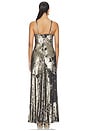 view 3 of 4 ROBE SAYLA BIAS CUT MAXI  in Smokey Olive