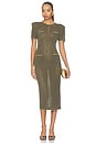 view 1 of 3 ROBE MEL in Smokey Olive & Gold Smog