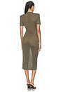 view 3 of 3 ROBE MEL in Smokey Olive & Gold Smog