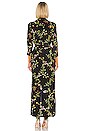 view 3 of 3 Cameron Shirt Dress in Black Bloom Multi