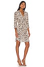 view 2 of 3 Stella Short Shirt Dress in Abstract Quartz Multi