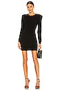 view 1 of 3 Minette Long Sleeve Knit Dress in Black
