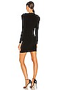 view 3 of 3 Minette Long Sleeve Knit Dress in Black
