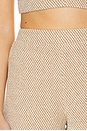 view 6 of 6 Radlee Knit Dolphin Short in Tan & Ivory