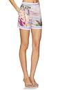 view 2 of 6 Enyo Postcard Print Shorts in Multi