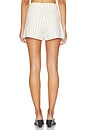 view 4 of 6 Lissania Short in Ecru & Navy Stripe