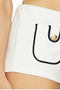 view 6 of 6 Amiya Shorts in White