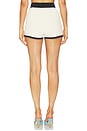 view 4 of 6 Lumi Trim Knit Micro Short in Vintage White & Black